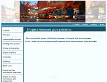Tablet Screenshot of abc-english.info